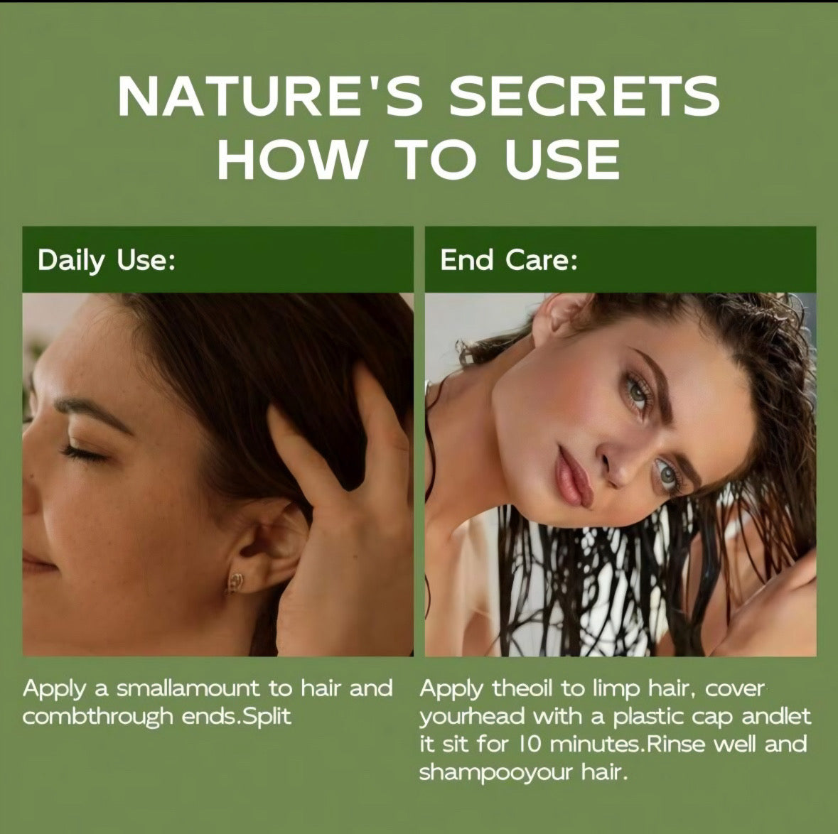 Refreshing rosemary essential oil for hair care